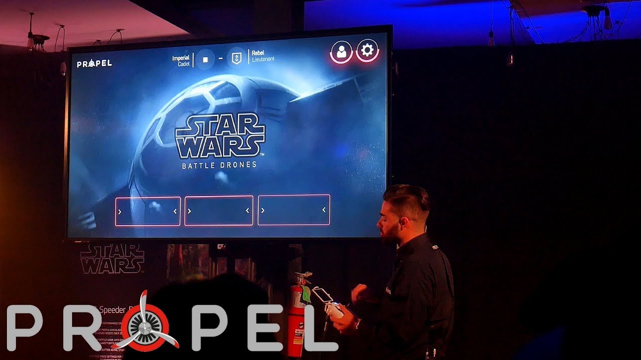 Propel Star Wars Battle Drone app training