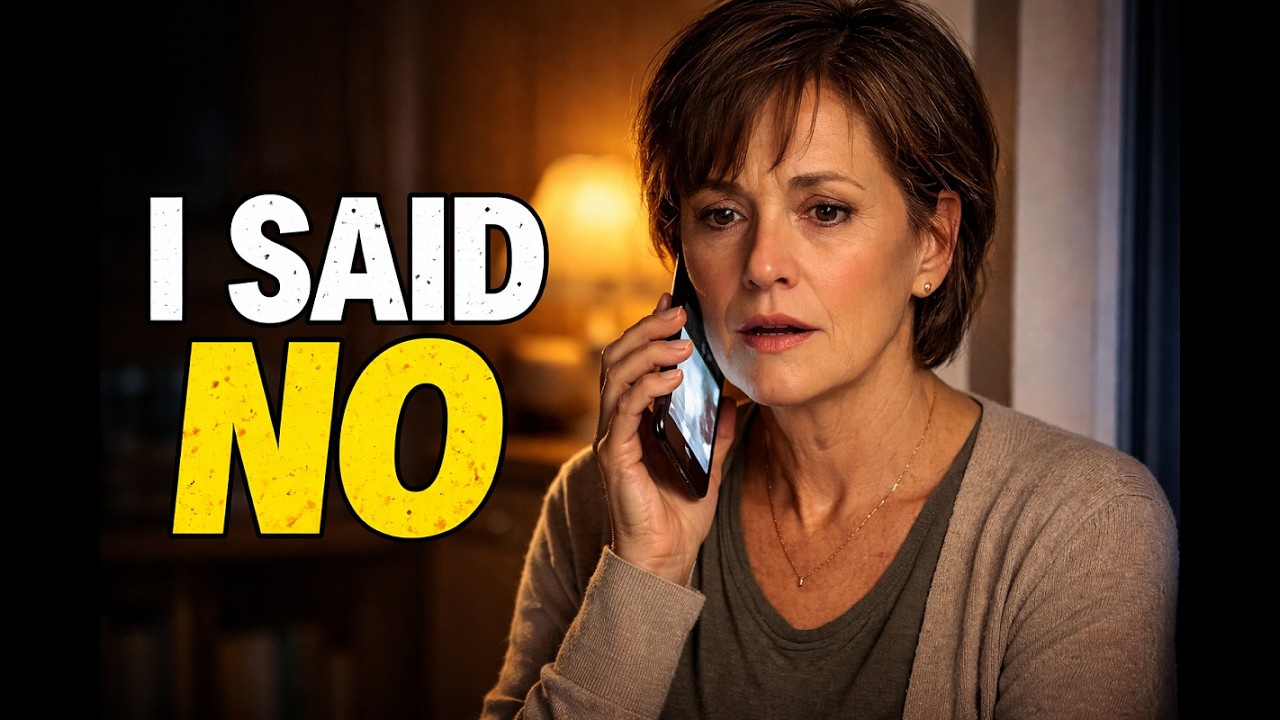 I Said No to My Son