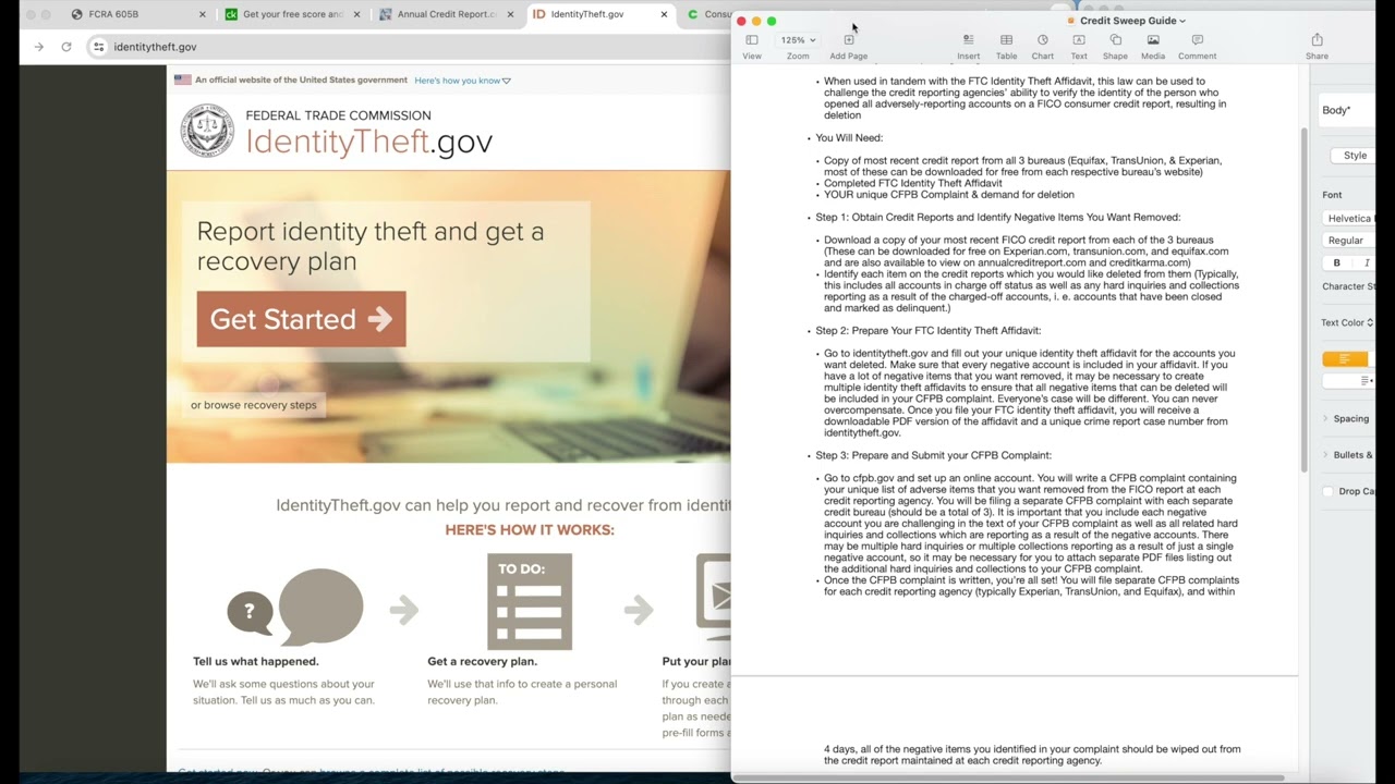 How to Remove All Negative Items on a FICO Credit Report in 4 Days or Less With FCRA § 605(b) Block