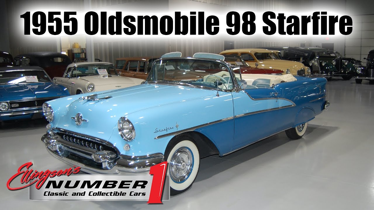 1955 Oldsmobile 98 Starfire Convertible at Ellingson Motorcars in Rogers, MN