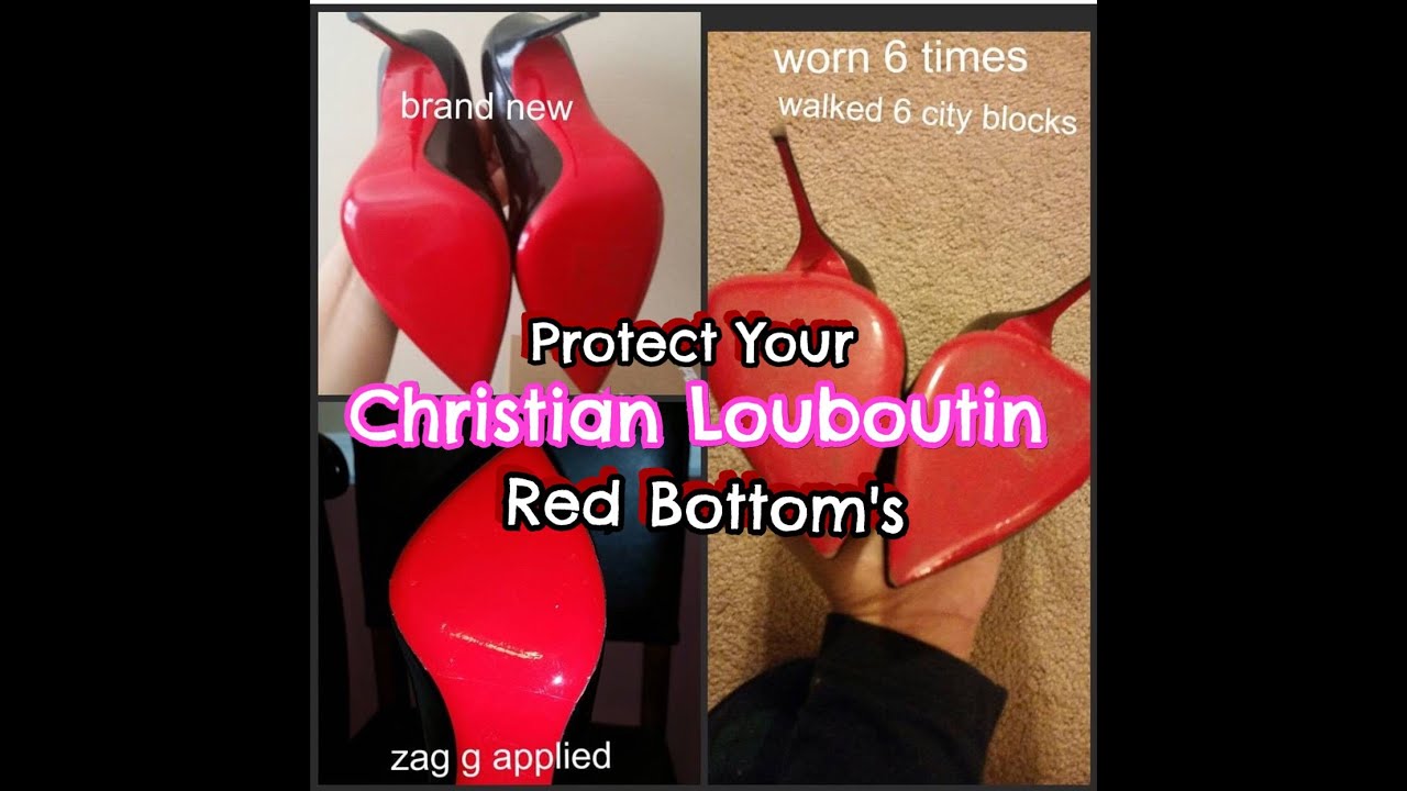 How To Protect Red Soles On Christian Louboutin Shoes [DIY Talk Through Tutorial] long format