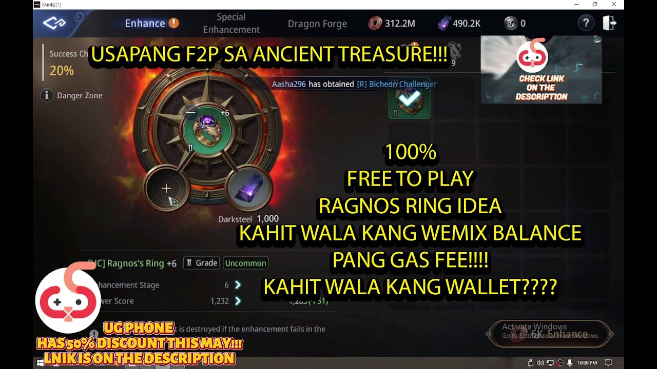 MIR 4 - RAGNOS RING AS F2P PANO KO NAKUHA?
