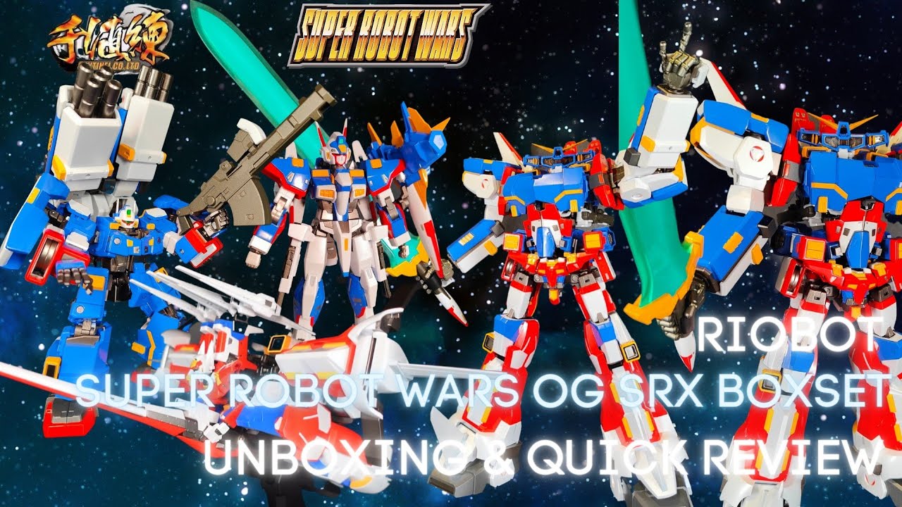 Riobot Super Robot Wars OG SRX Set Unboxing and Quick Review