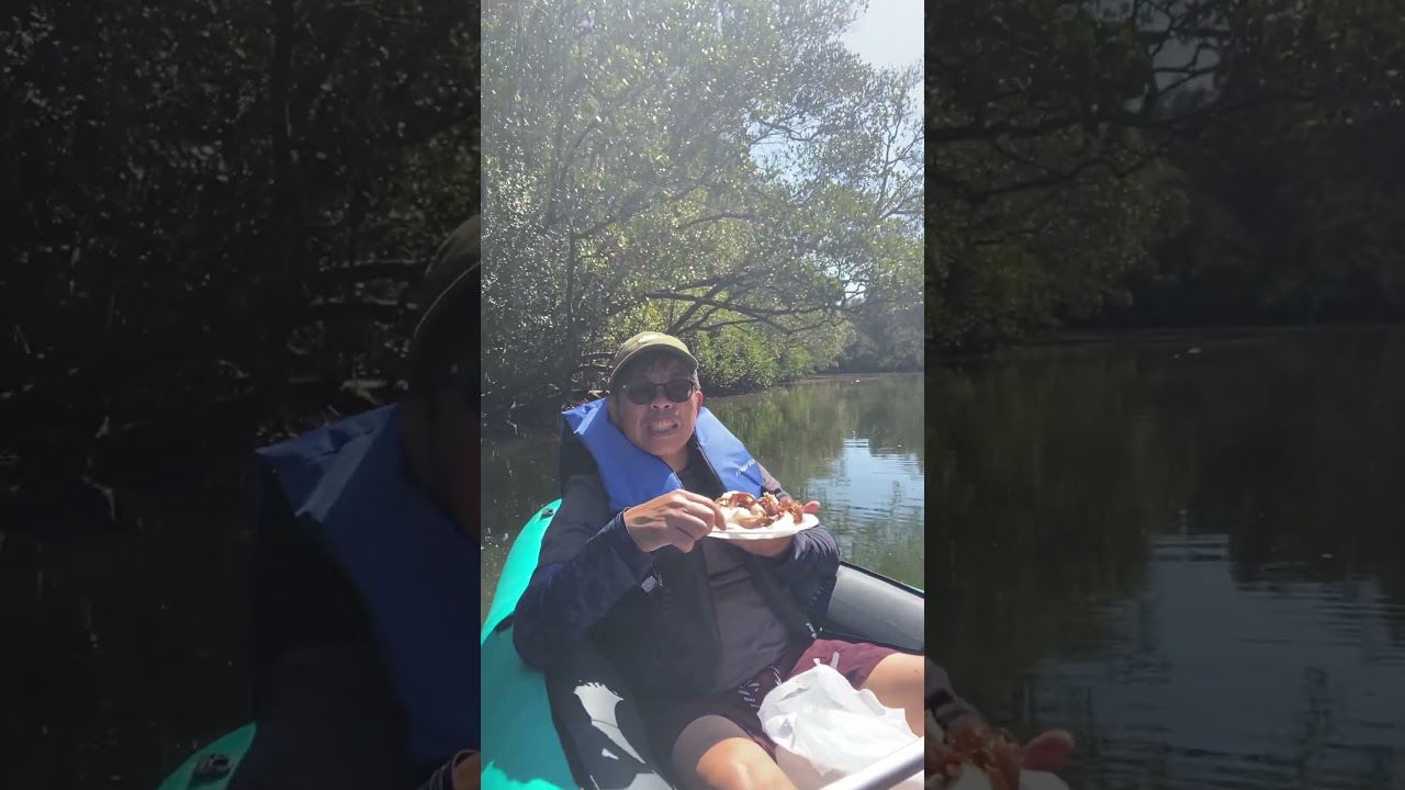 Outback Picnic on a Kayak@BushCity TV #kayak #touring #camping #paddler