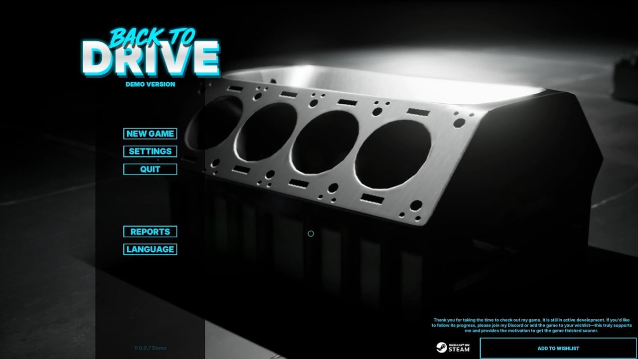 Back To Drive Demo play
