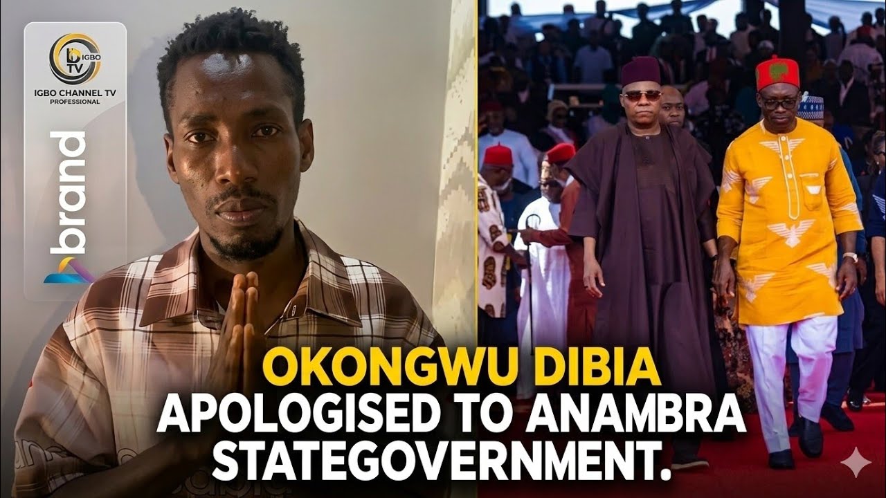 OKONGWU DIBIA APOLOGISE TO ANAMBRA STATE GOVERNMENT - I AM SORRY ANAMBRA STATE 