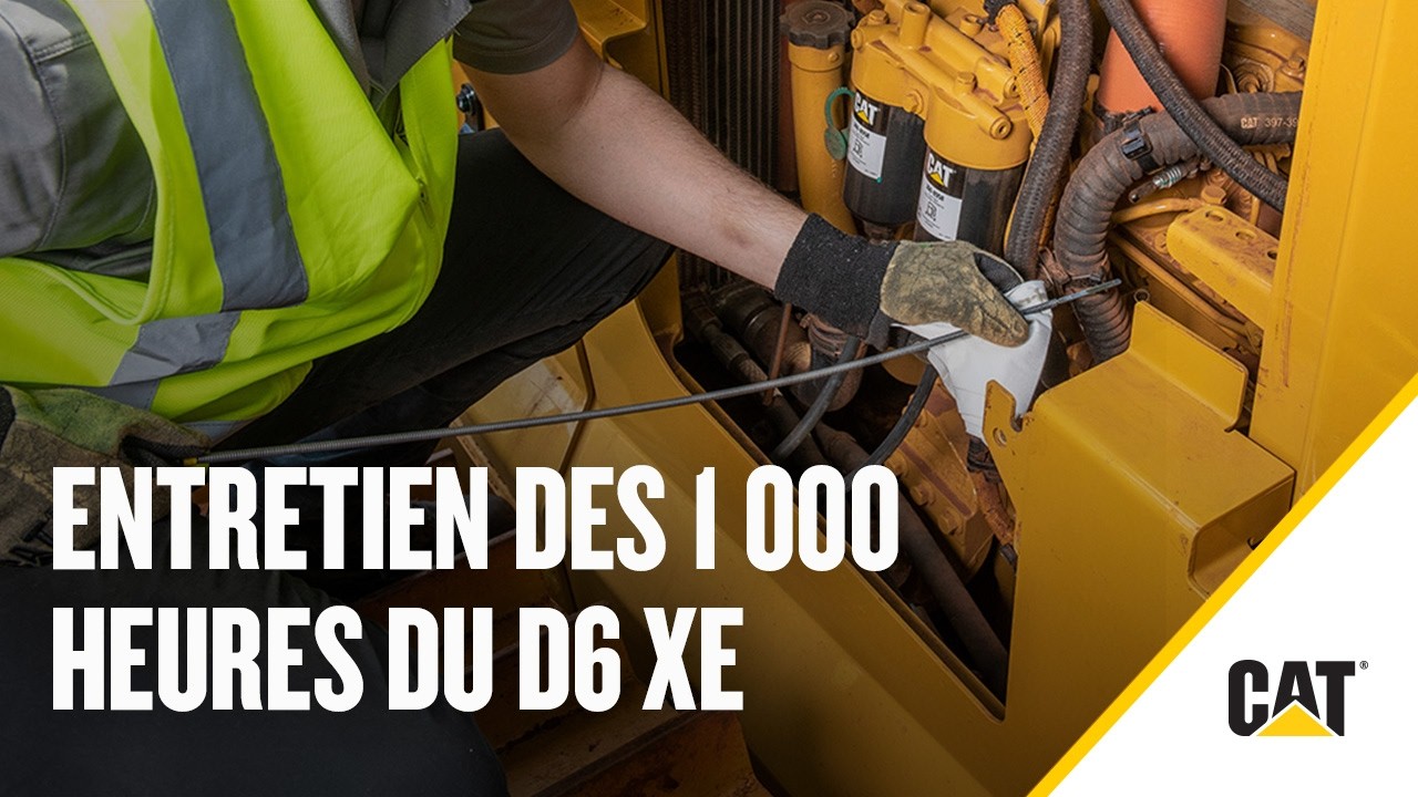 Comment entretenir votre équipement Cat après 1000 heures de service