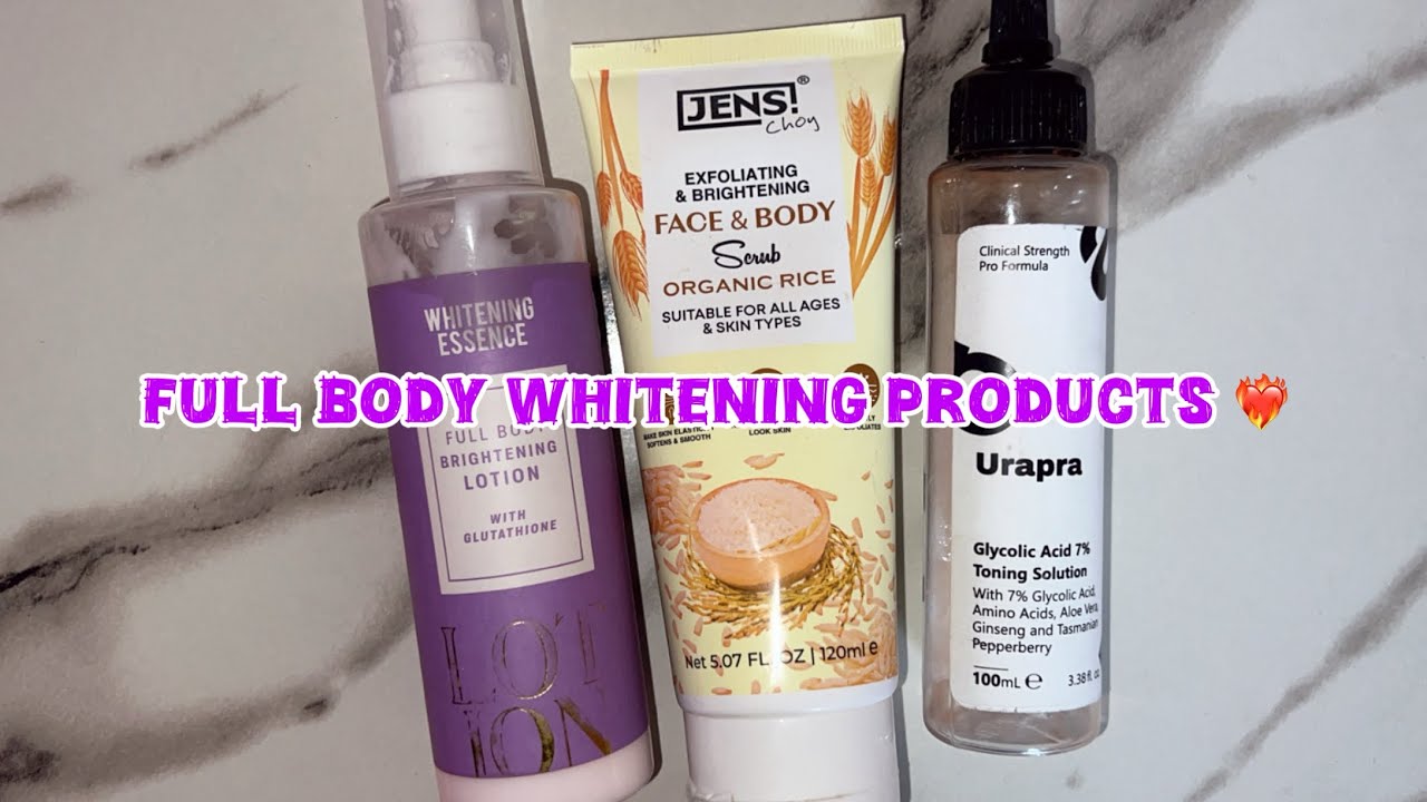 Full Body whitening products that you must try 😍❤️