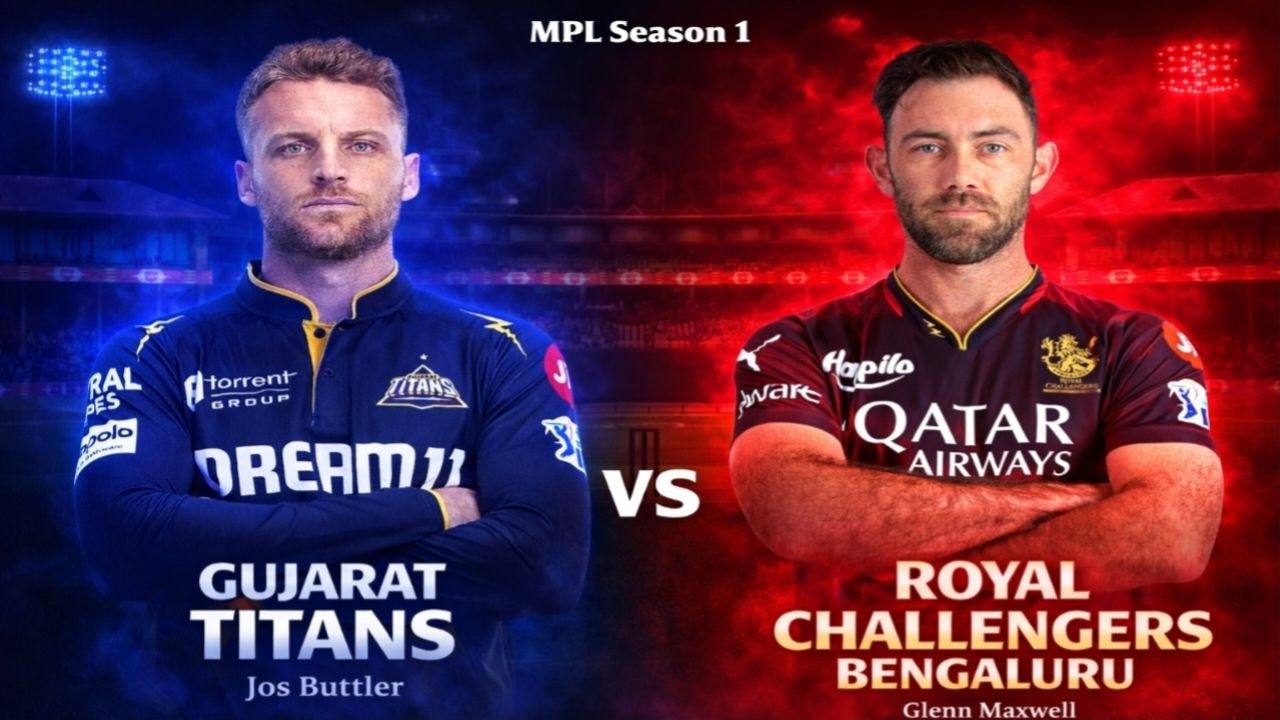 GT VS RCB MPL SEASON 1  LIVE STREAM | MADDYGAMING | CRICKET 26