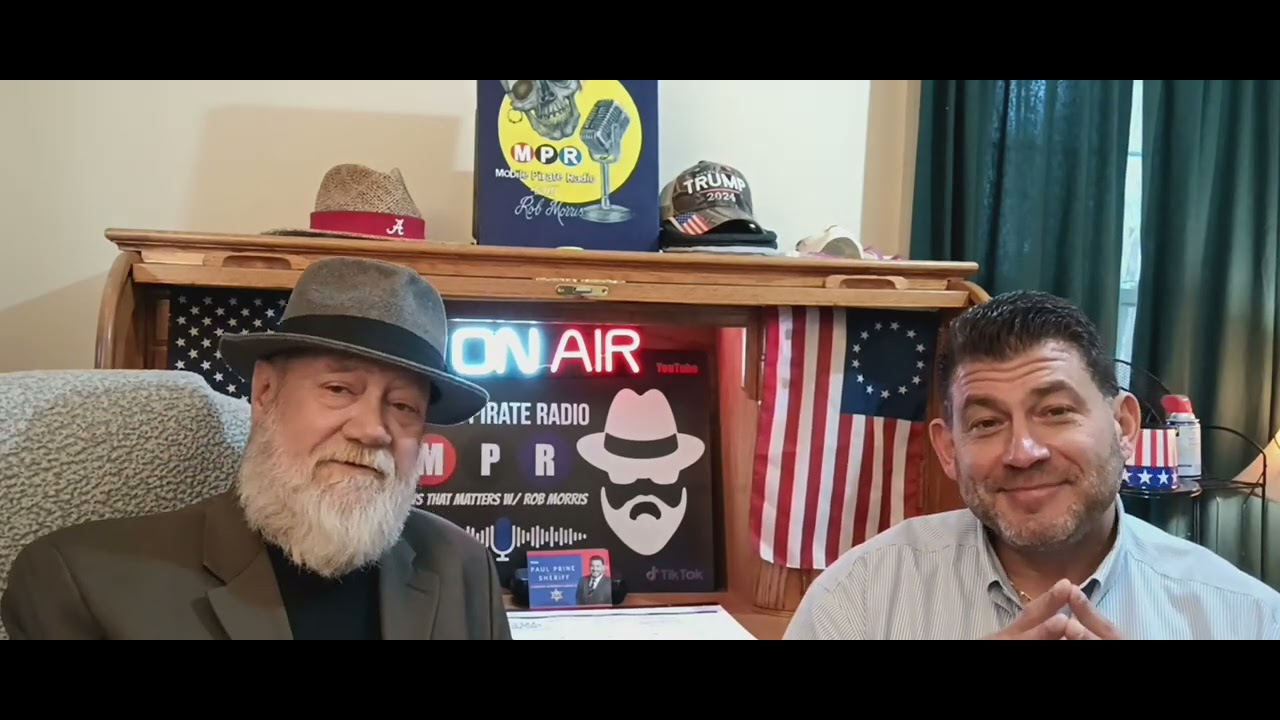 Paul Prine candidate for Mobile County Sheriff in the Studio #mobilecountysheriff