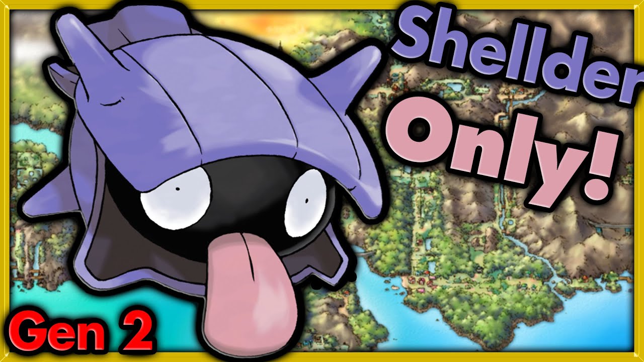 Can I Beat Pokemon Gold with ONLY Shellder? 🔴 Pokemon Challenges
