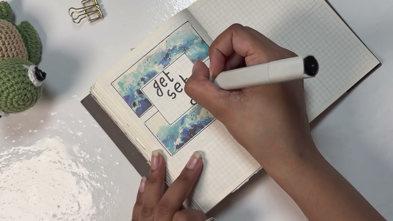 Journal With Me ✨ Slow Journaling after tiring day | ASMR & Creative Mess 