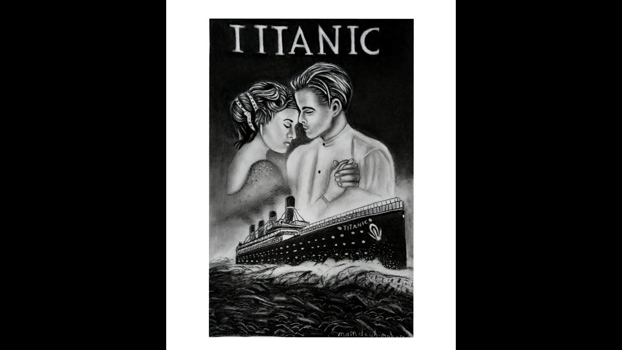 رسم سفينة تايتانيك _Draw Titanic Ship