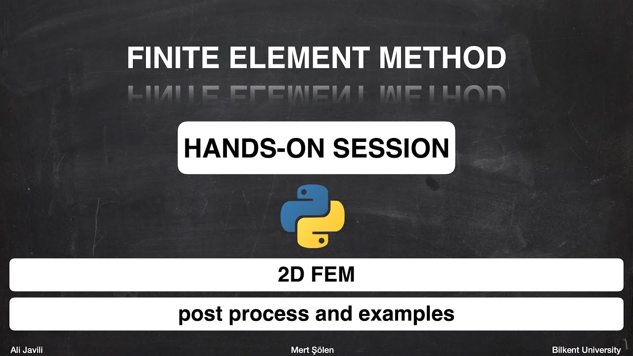 2D FEM in Python - Post-process and Examples