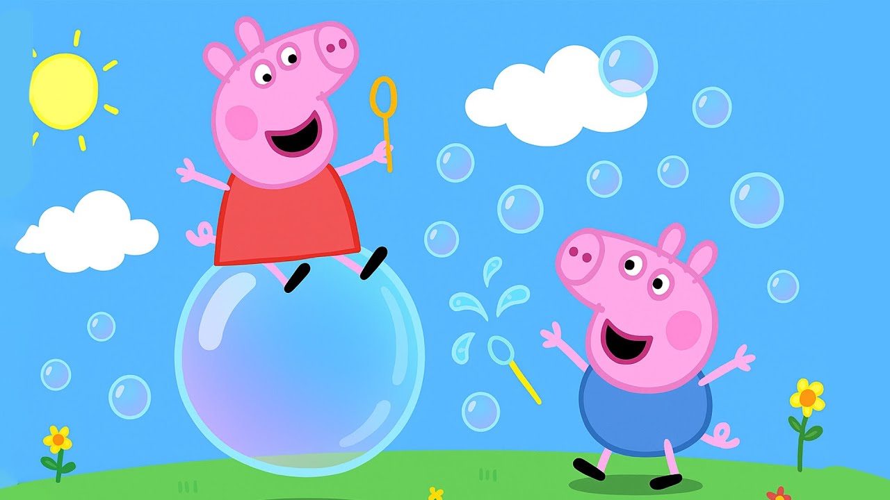 Peppa Pig And The Giant Soap Bubble! 🐷 | Peppa Pig Funny Animation