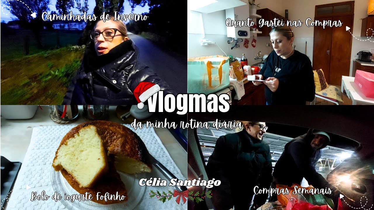 Quanto gastei nas Compras ?| Compras Semanais de Supermercado | Caminhadas de Inverno | Bolo Fofinho