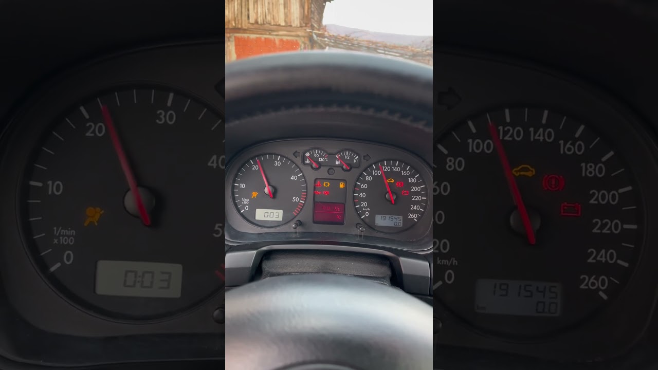 Golf 4 Needle Sweep Cluster Mod Activated immo2/3       #car  #golf #golf4 #cluster #mod #volkswagen