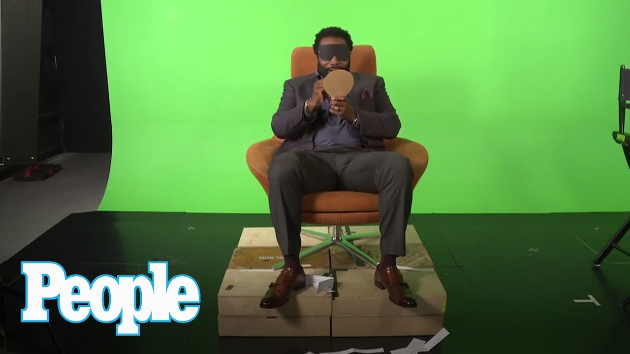 Blindfold Drawing | Chad L. Coleman's Celebrity Truth or Dare | People