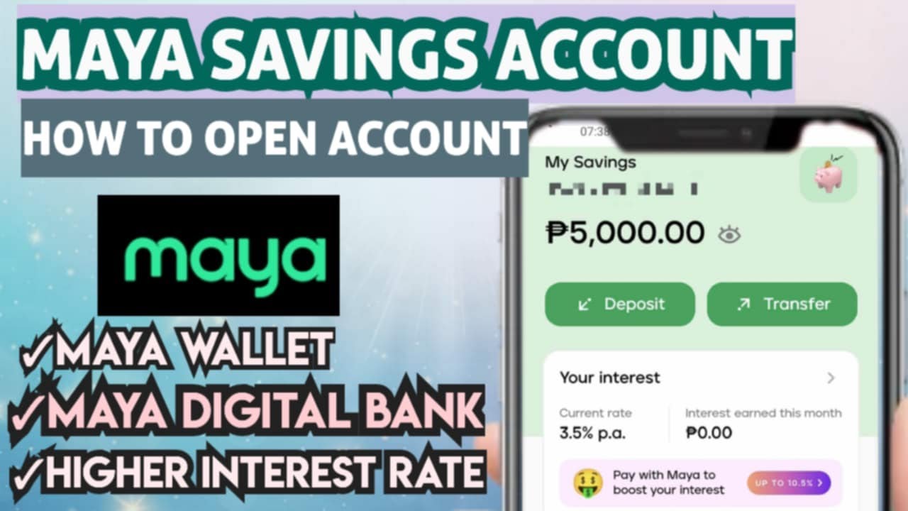 How to open Maya Savings Account | Maya Bank account step by step tutorial
