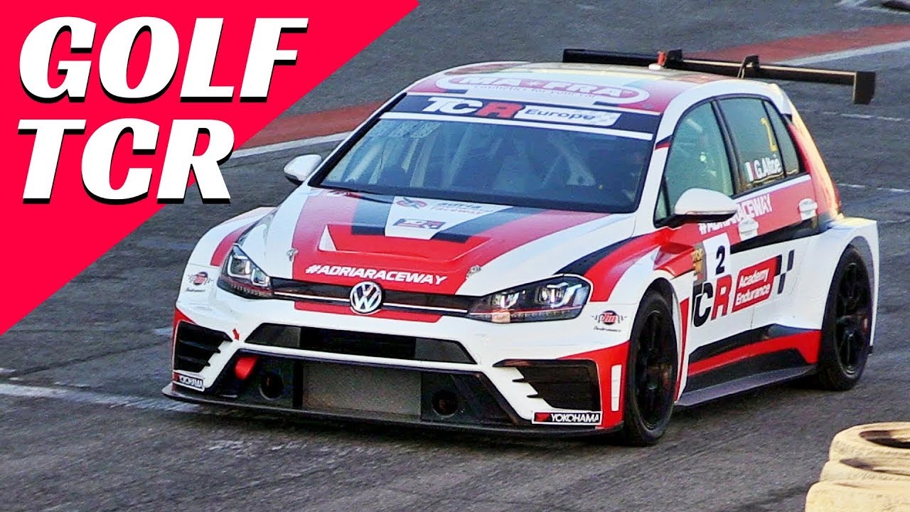 VW Golf VII GTI DSG TCR - Action + On-Board - Trofeo TCR Italy at Bologna Motor Show