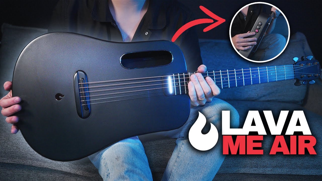 Lava ME AIR - The Super-Thin, Carbon Fiber Guitar with Built-In Effects