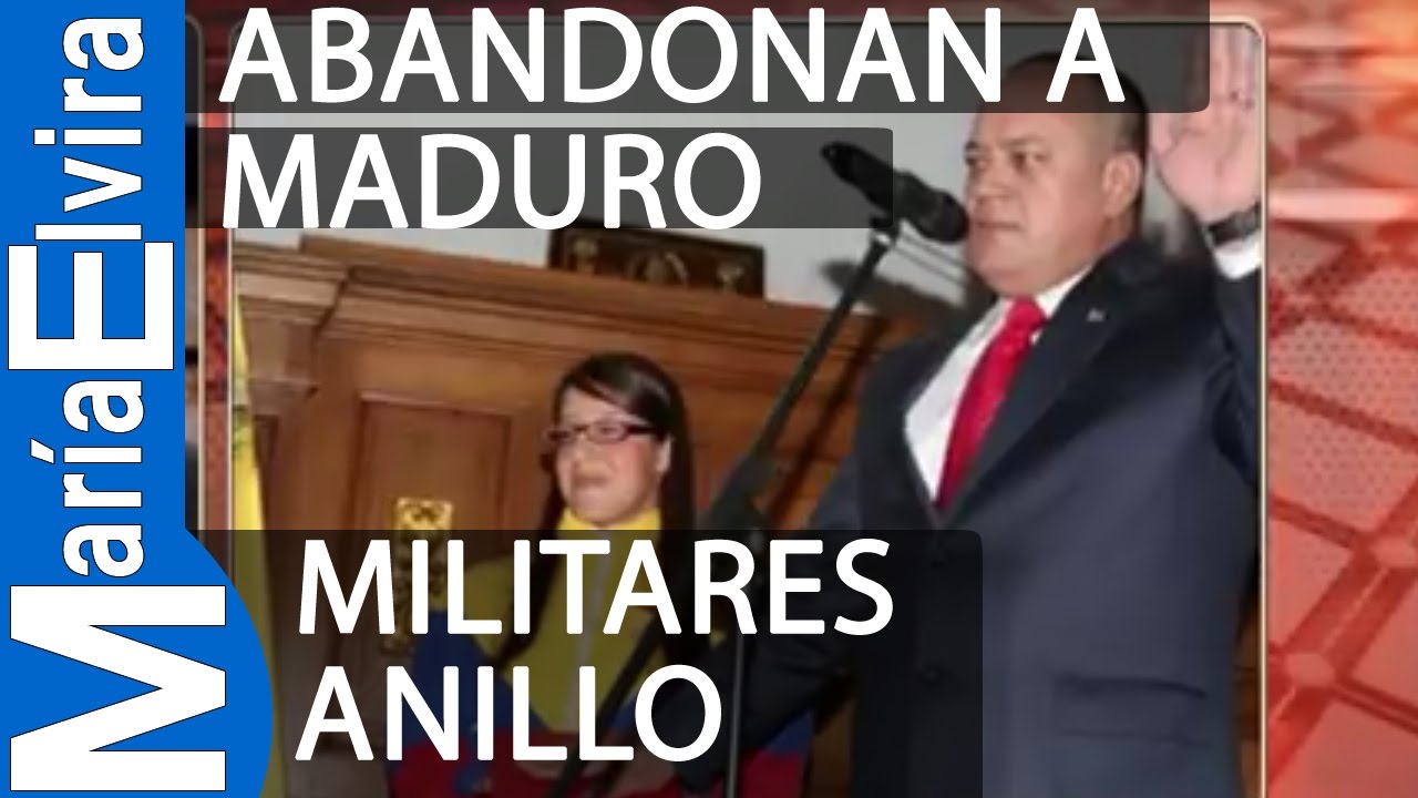 Militares del anillo de seguridad abandonan a Maduro
