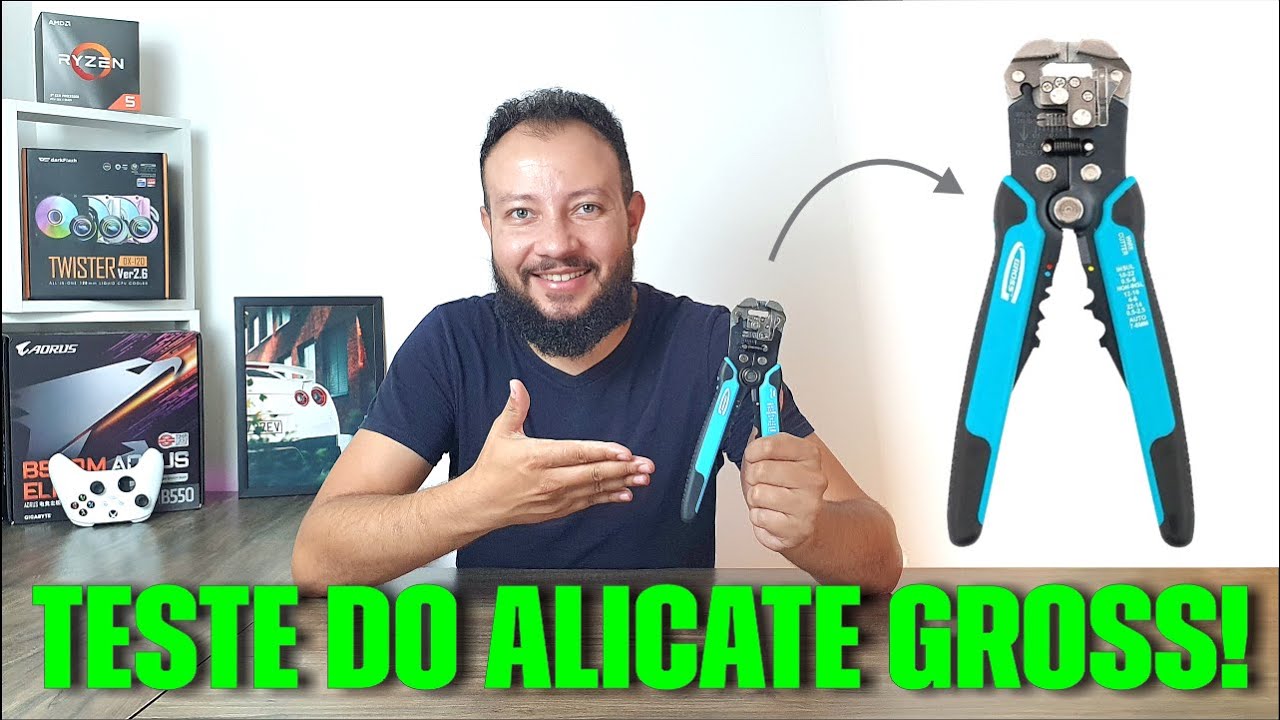 Testei o alicate desencapador profissional da Gross. VALE A PENA?