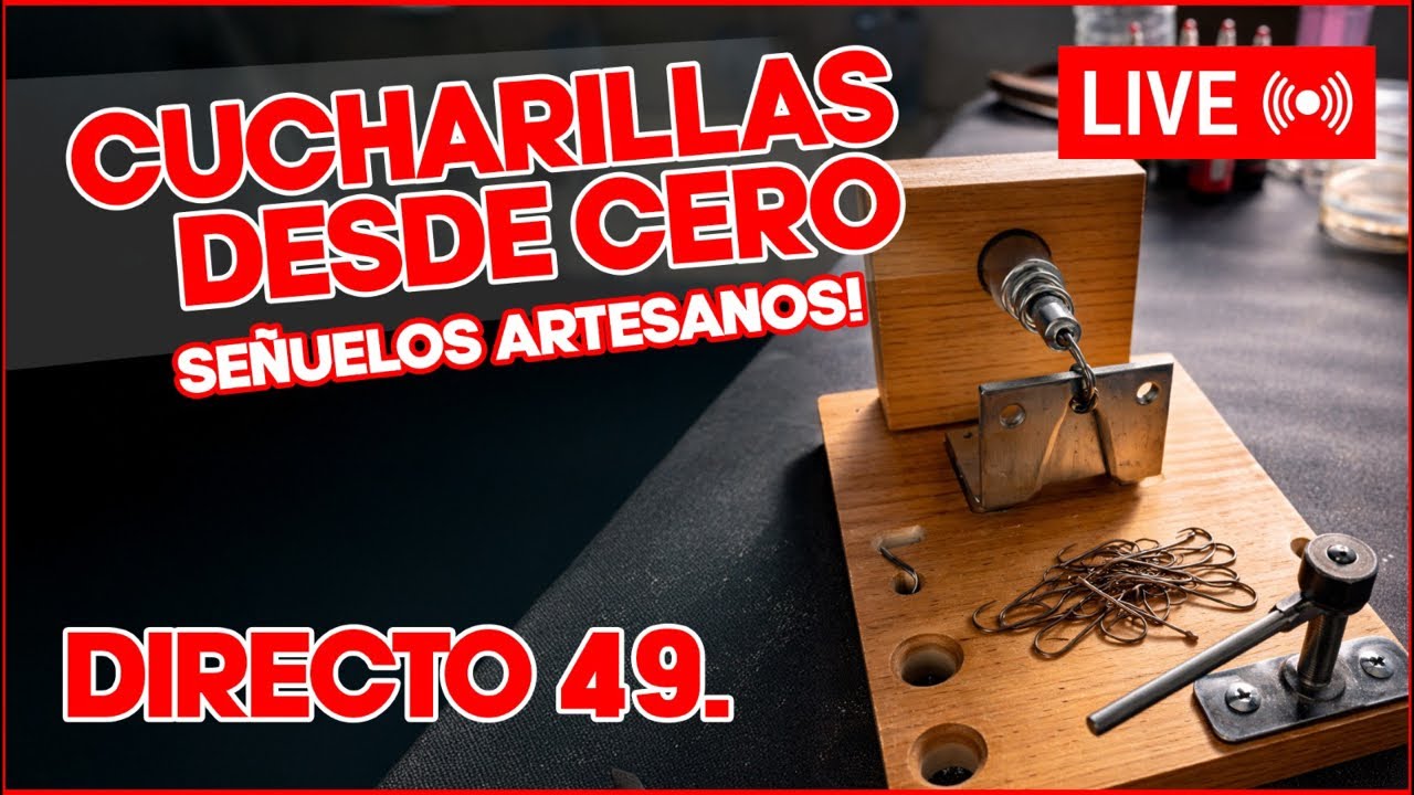 🔴 Fabricando Cucharillas desde Cero 🎣 El Señuelo que Puede Cambiar la Jornada