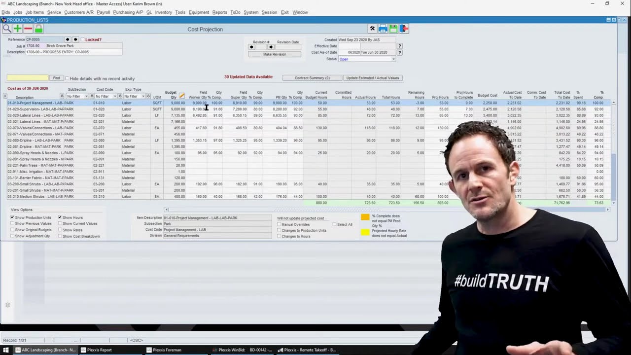Job Cost Highlights in Plexxis Software for Subcontractors