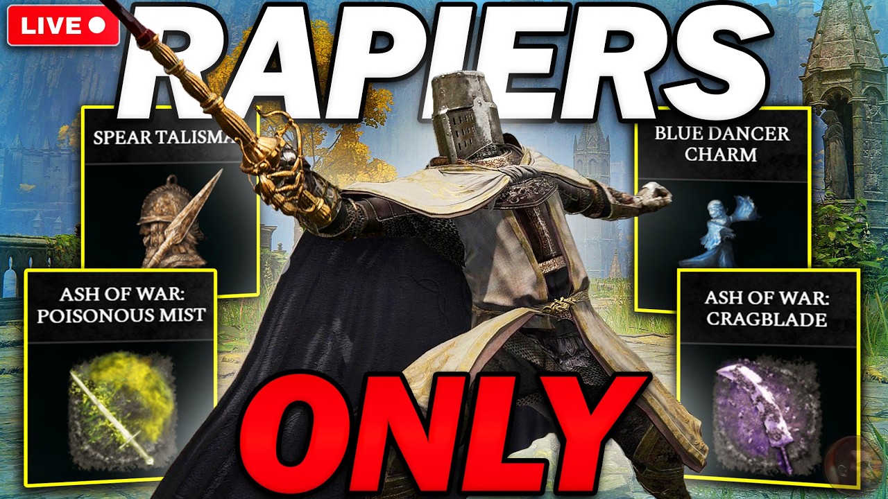Creating The MOST BROKEN Thrusting Sword Build In Elden Ring!
