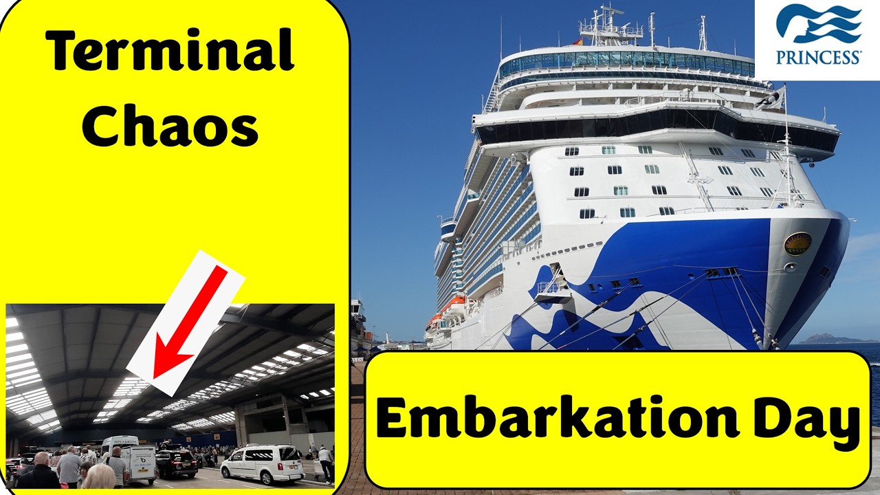 Sky Princess Embarkation day Med Cruise 2024