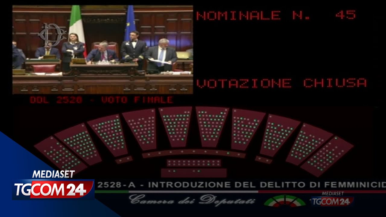 Il reato di femminicidio è legge