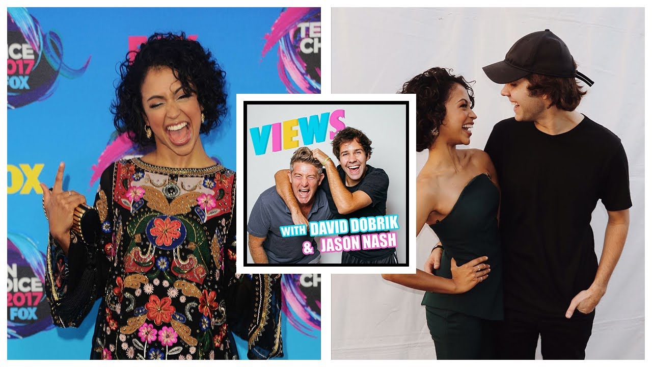 David Dobrik have an awkward moment kissing Liza at Teen Choice Award | Views Podcast