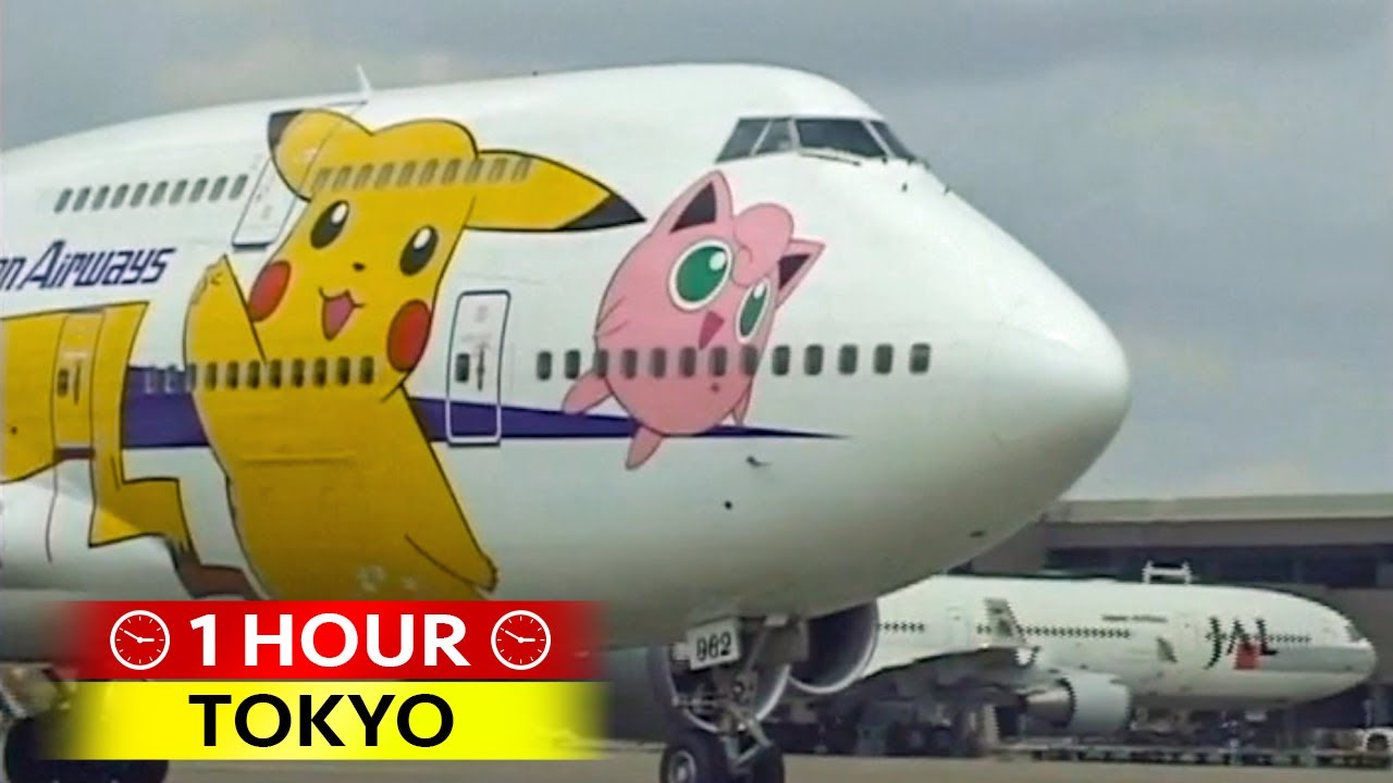 1 Hour of Plane Spotting at TOKYO NARITA (1999)
