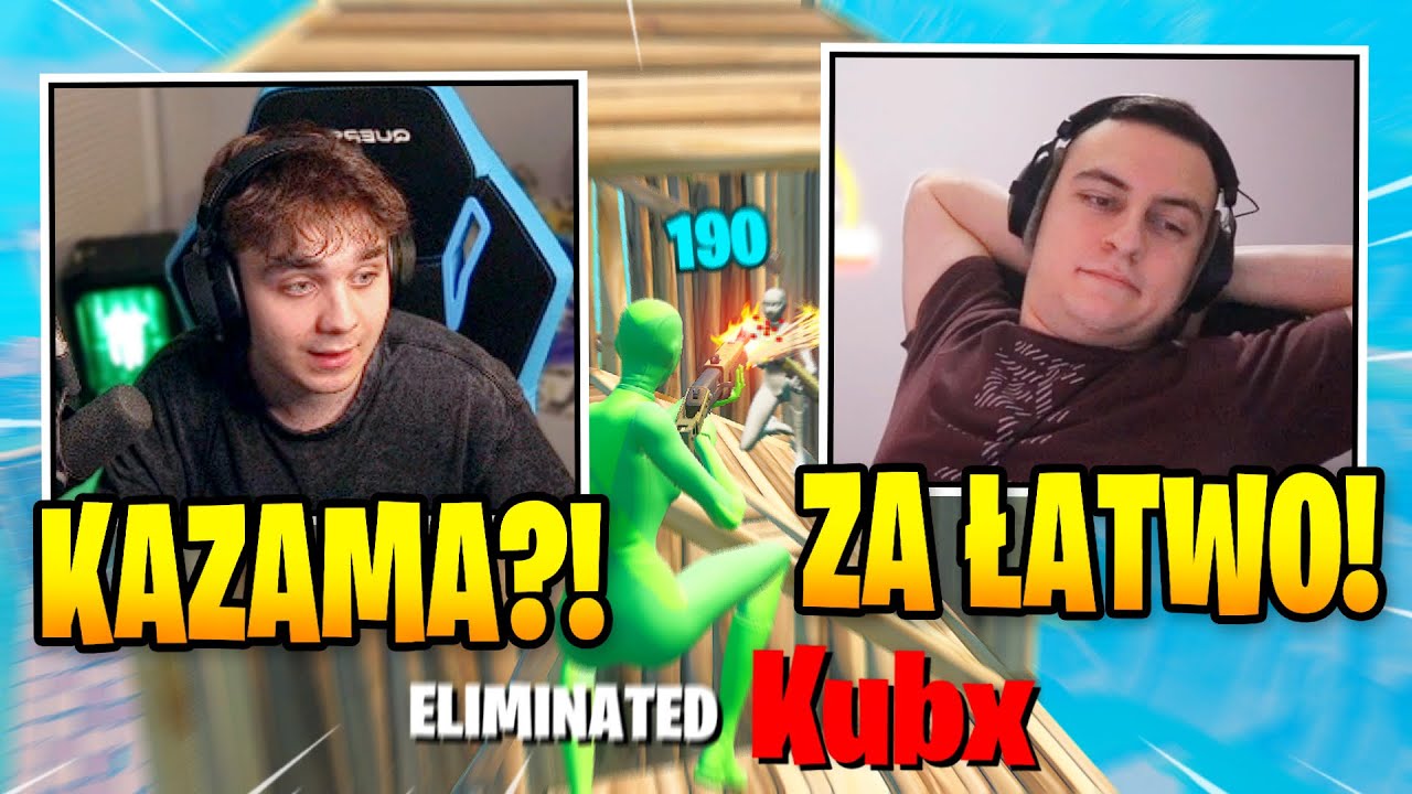😨 KUBX I KAZAMA GRAJĄ 1vs1 PIERWSZY RAZ PO DRAMIE... 1V1 SPEED REALISTICS ~ KULARZ SZOTY