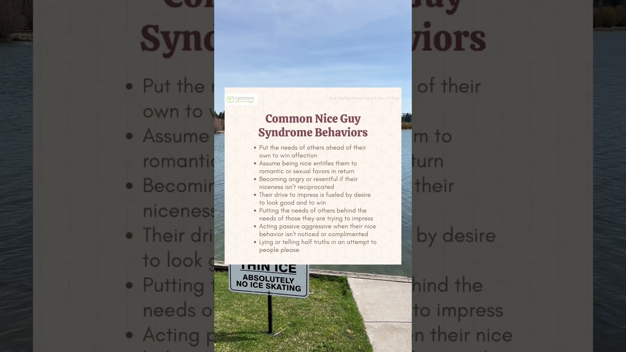 Nice Guy Syndrome: common behaviors