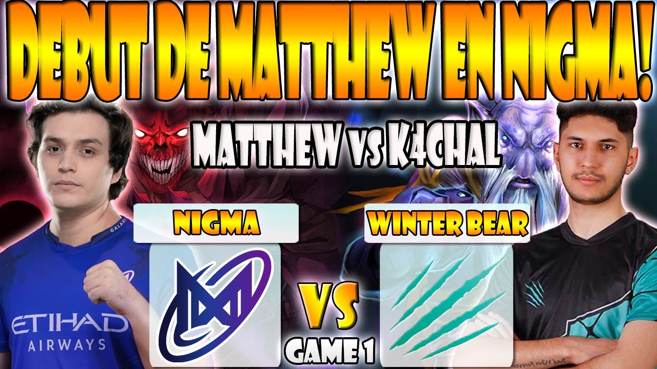 NIGMA VS WINTER BEAR BO3[GAME 1]MATTHEW, MIRACLE,SUMAIL VS JEEZY-ESL ONE BIRMINGHAM 2024:MENA CLOSED