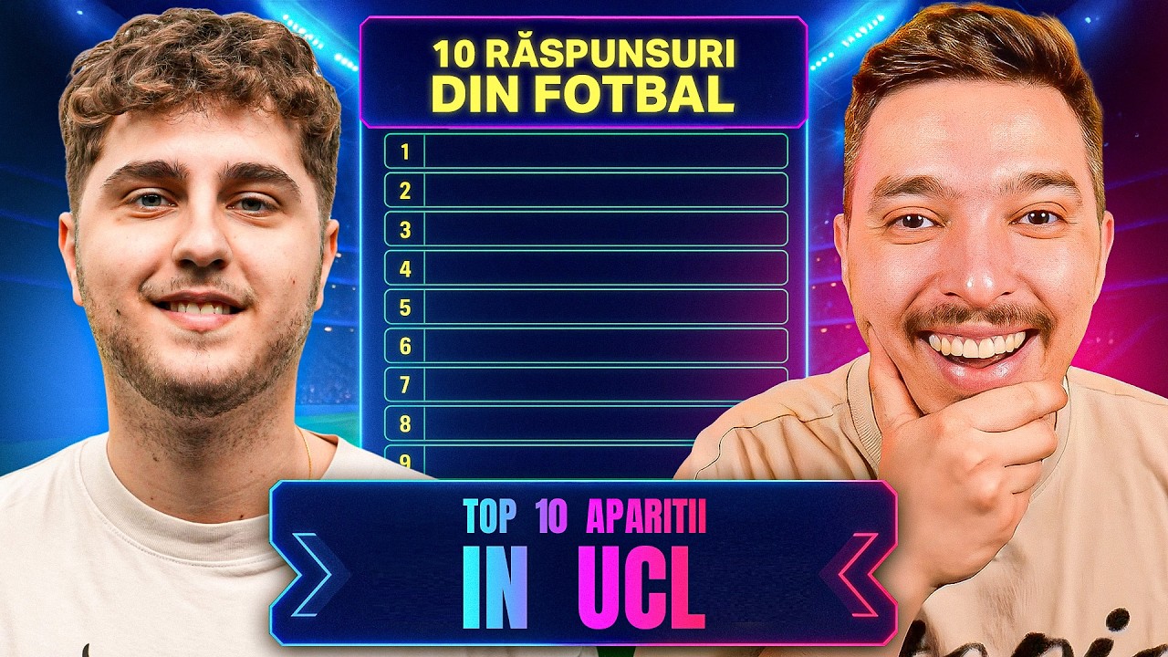STAM CU SUFLETUL LA GURA PANA LA FINAL IN 10 RASPUNSURI DIN FOTBAL THEO VS SINNER!