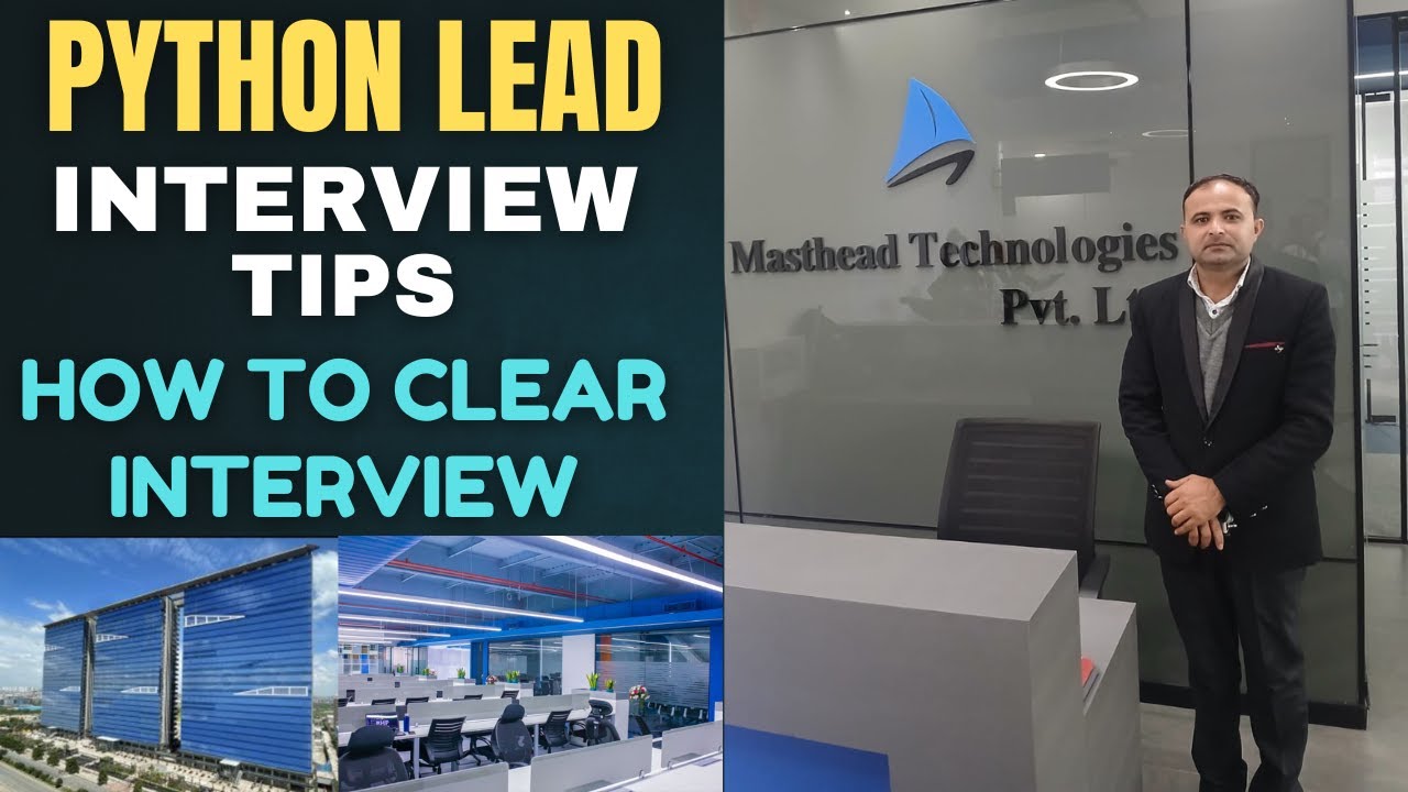 How to Clear Python Lead Interview | Tips for Masthead Technologies Pvt Ltd | Python Interview Tips