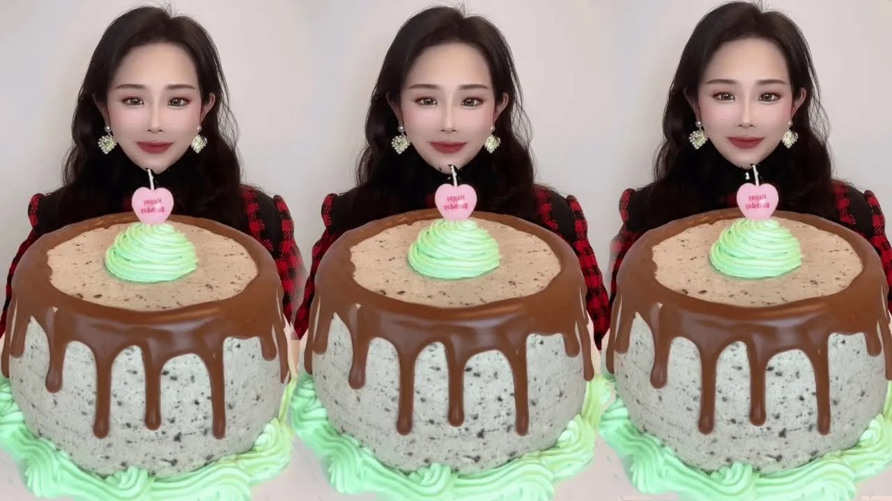 Asmr🍰Eating Oreo Sea Salt Cream🍰 (Soft And Waxy Sound) 크림丨먹방丨Mukbang丨Satisfying丨Eatings