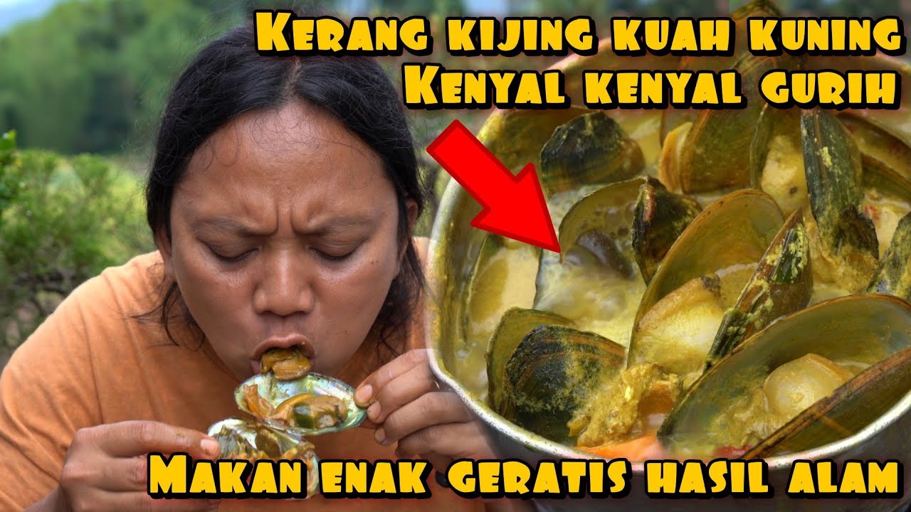 DEDE INOEN MAKAN ENAK KERANG KIJING BUMBU SANTAN BIKIN NGILER