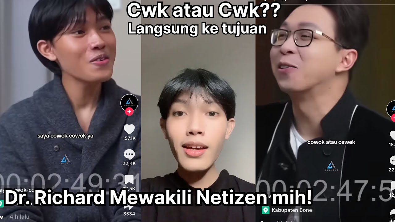 Viral Reaksi Elia Myron Saat Di Tanya Dr Richard Cowo Atau Cewe? Bikin Salfok Netizen