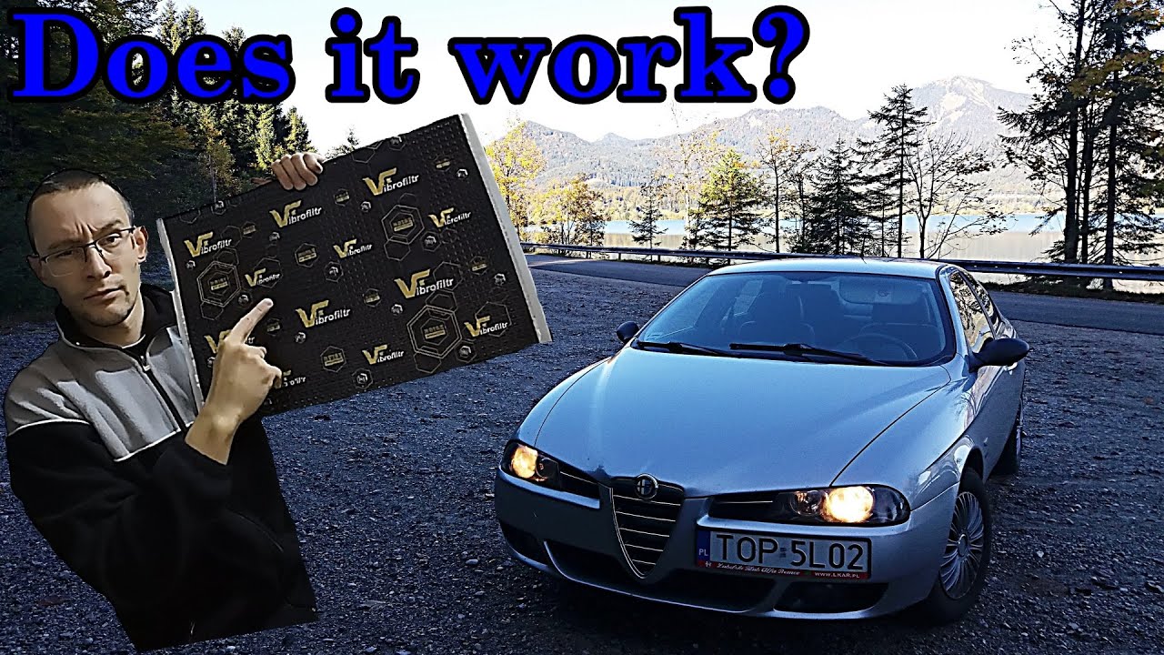 Sound deadening doors on my Alfa 156 - is it more quiet? (soundproofing)