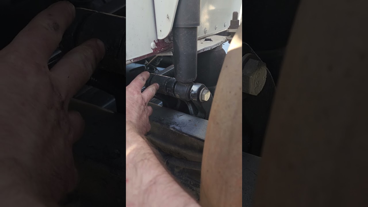 How to diagnose rough sleeper / day cab air ride. how to adjust the leveling valve