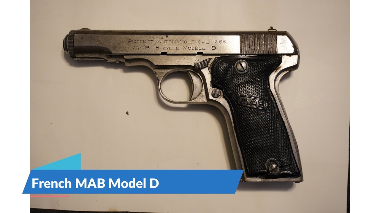 French MAB Model D WWII Pistol