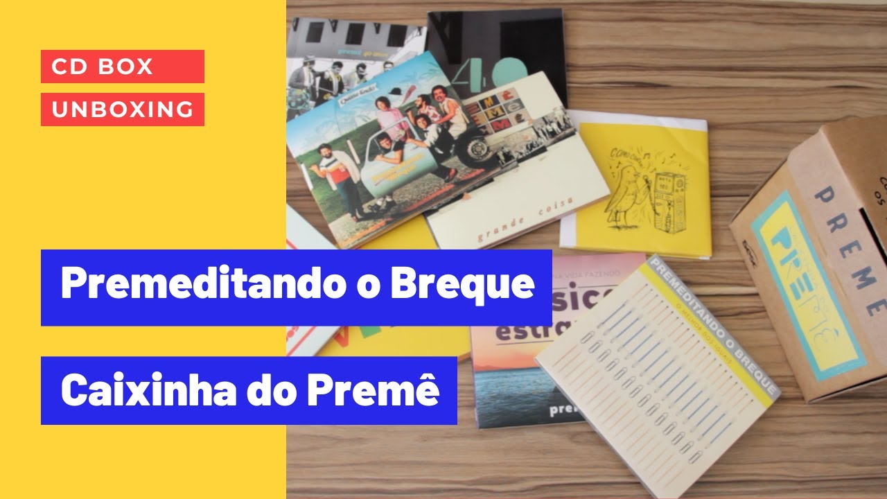 Unboxing Premeditando o Breque - Caixinha do Premê