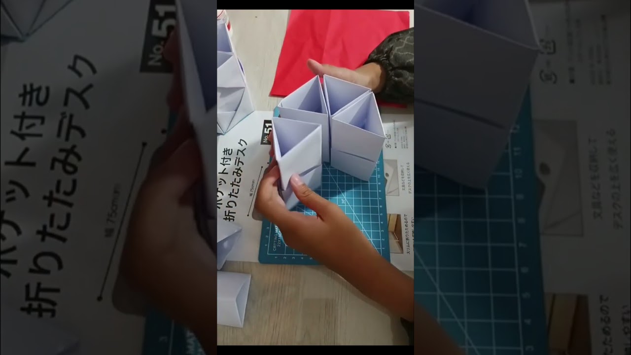 IDE KREASI, DIY PENCIL ORGANIZER - Membuat tempat pensil hexagonal dari kertas
