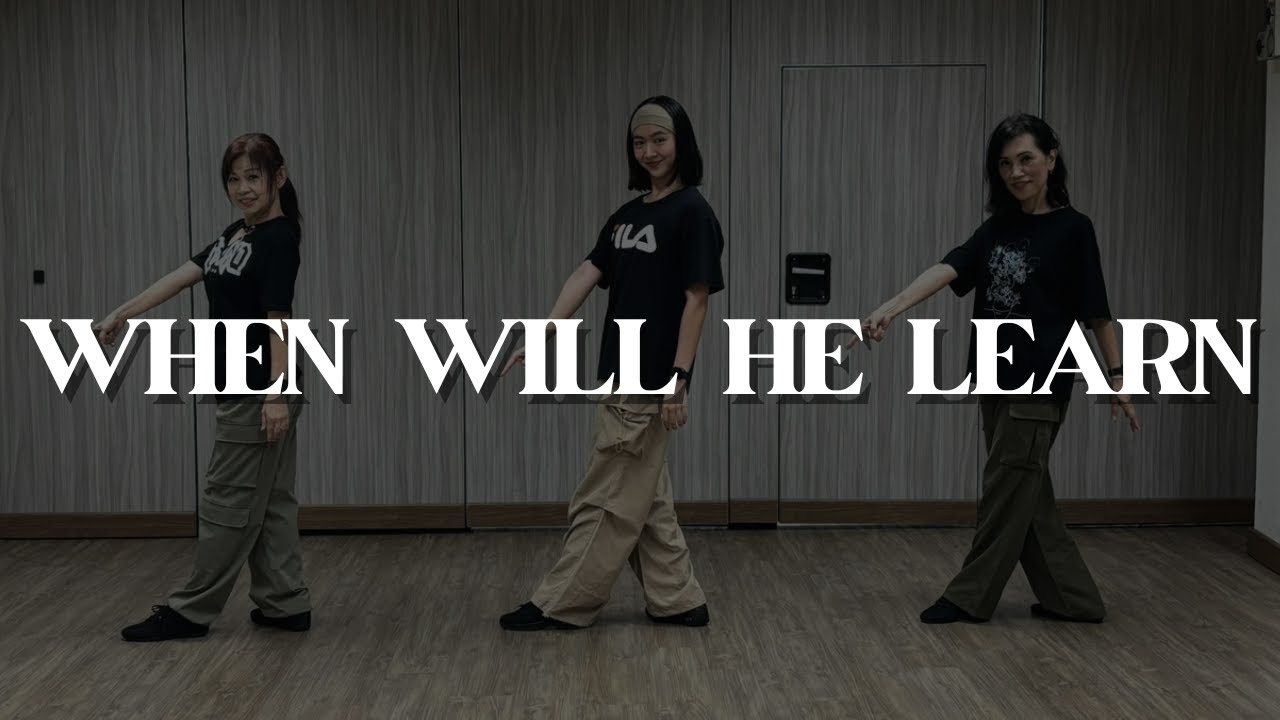 WHEN WILL HE LEARN - Line Dance (Darran Casey & Jason Aban)