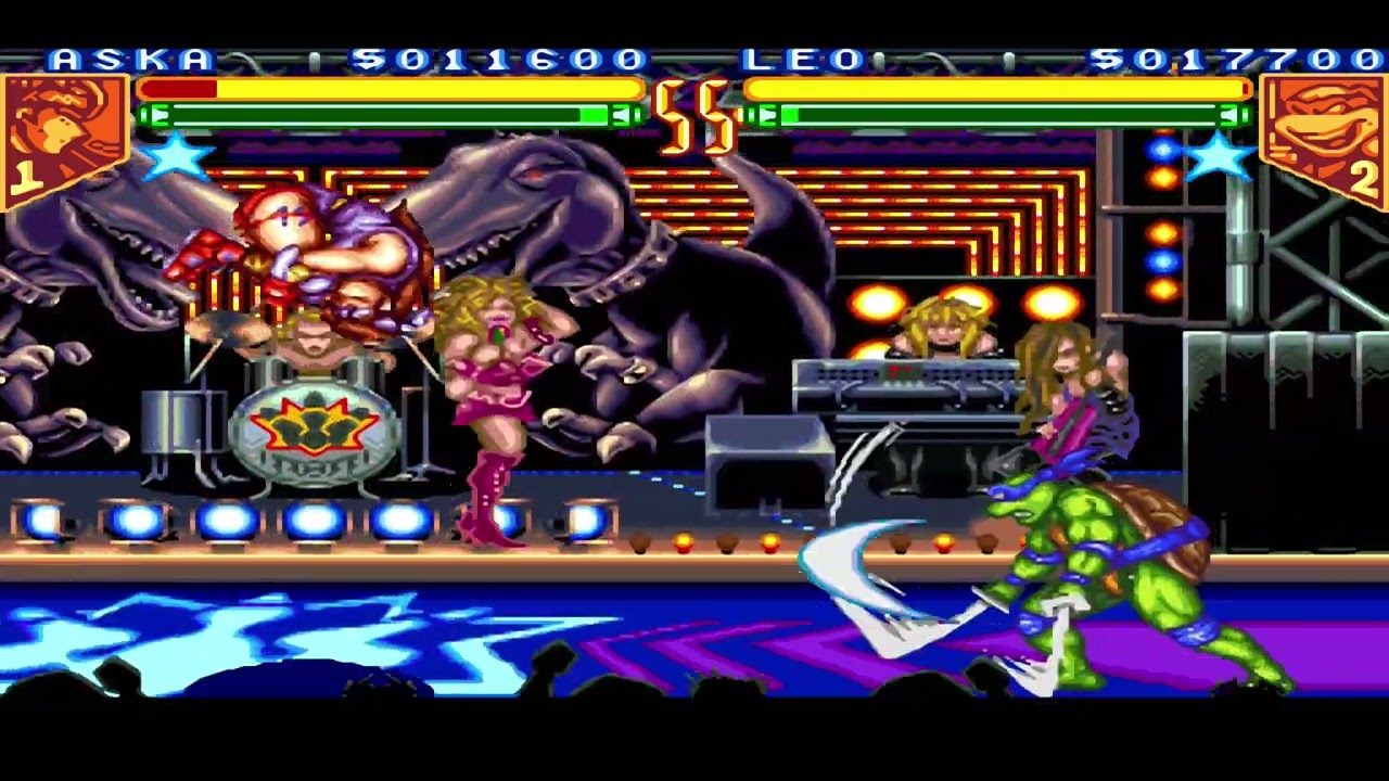 Aska vs Leo - Teenage Mutant Ninja Turtles Tournament Fighters