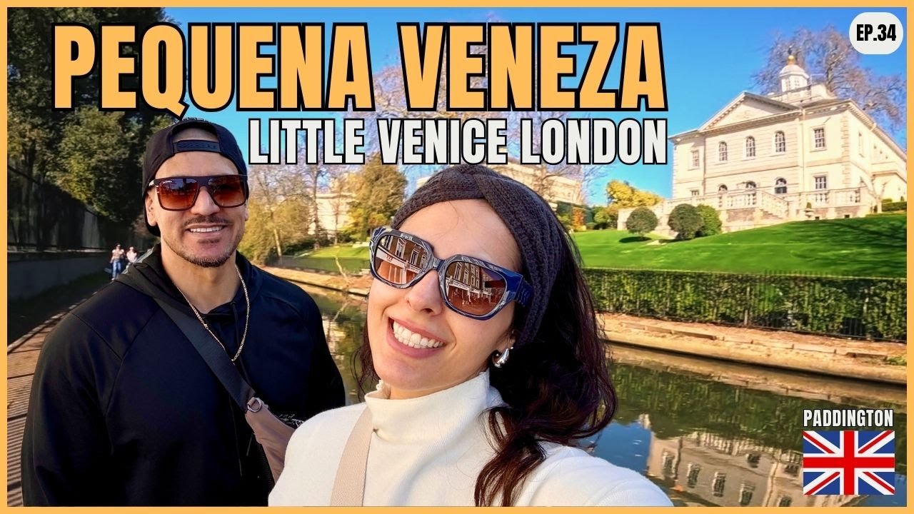 PASSEIO INCRIVEL PELO CANAL DE LONDRES: LITTLE VENICE A CAMDEN TOWN | EP.34